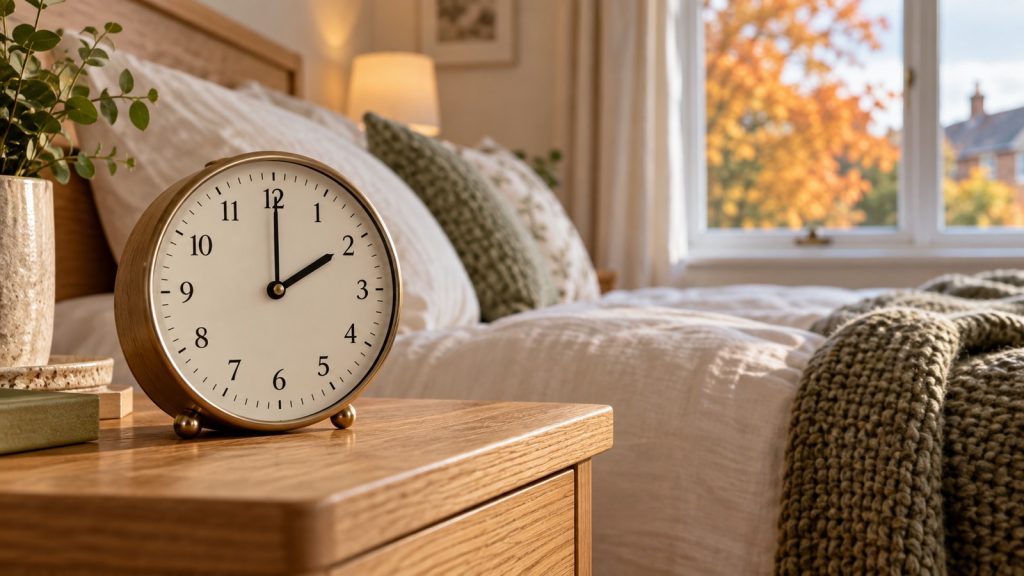 When Do the Clocks Go Back in 2026? UK October Date and What to Check Bedside clock showing 2am, illustrating the UK October 2026 clock change